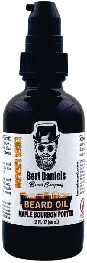 Bert Daniels Beard Oil - #107 Maple Bourbon Porter